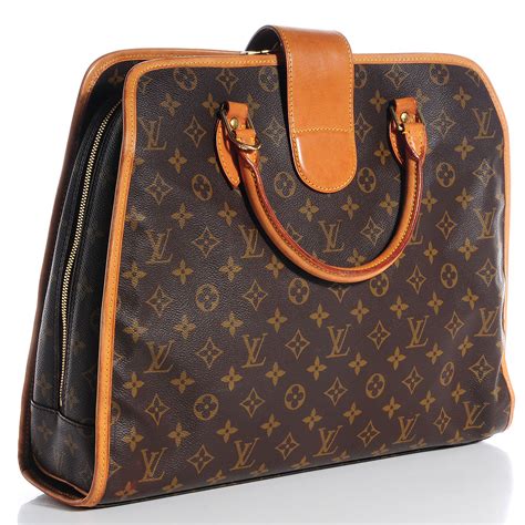 louis vuitton briefcase real or fake|Louis Vuitton monogram briefcase.